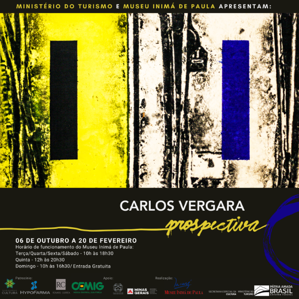 Exposição Prospectiva – Carlos Vergara, de 06 de outubro a 20 de fevereiro.