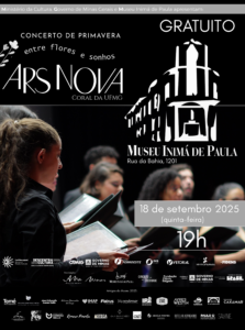 Concerto de Primavera no Museu Inimá de Paula 🌸🎶 18/09 (quinta-feira) 19h