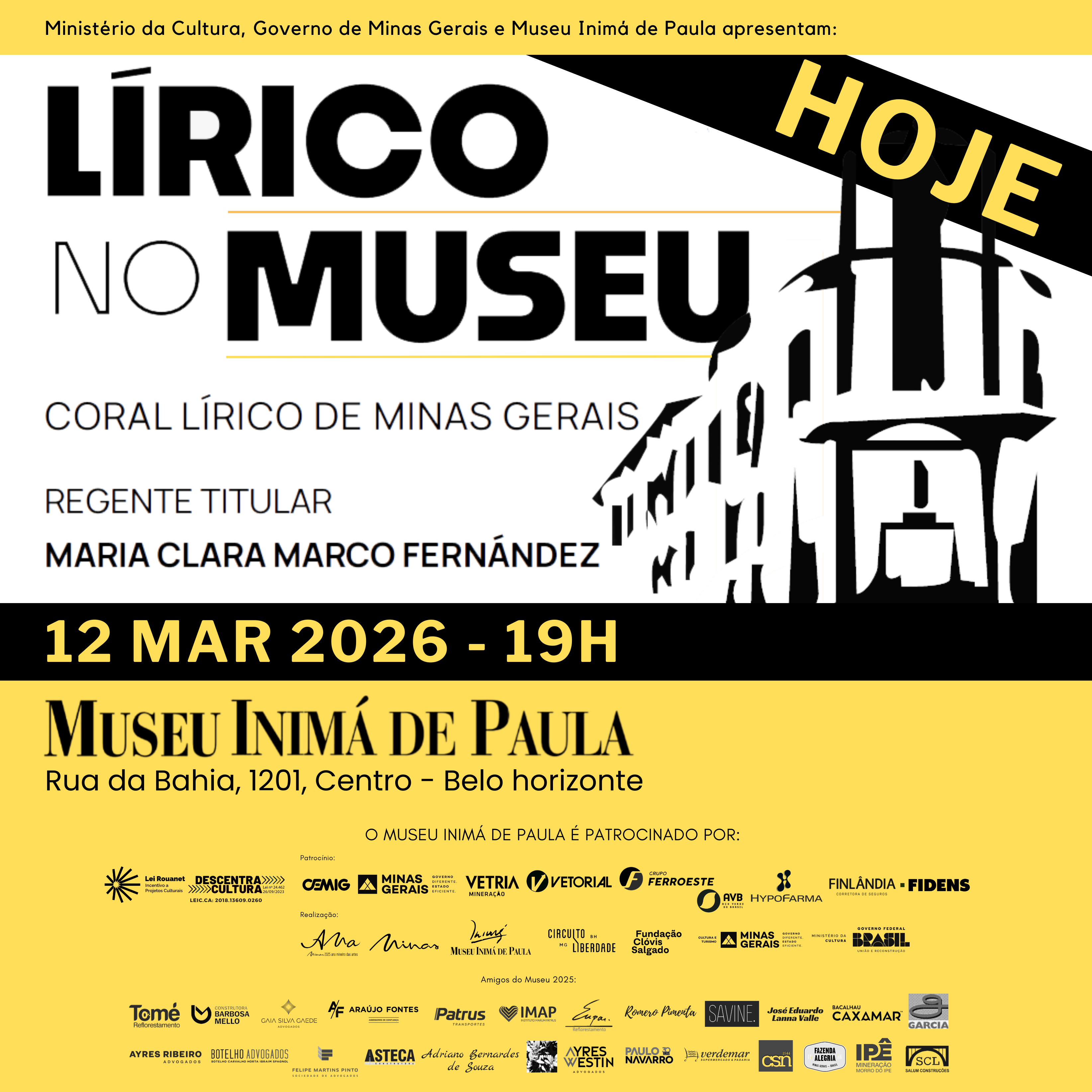 Lírico no Museu – 12 de março 2026