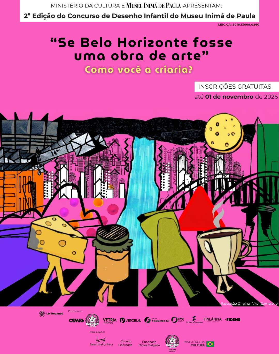 2° edição Concurso de Desenhos Infantis do Museu Inimá de Paula