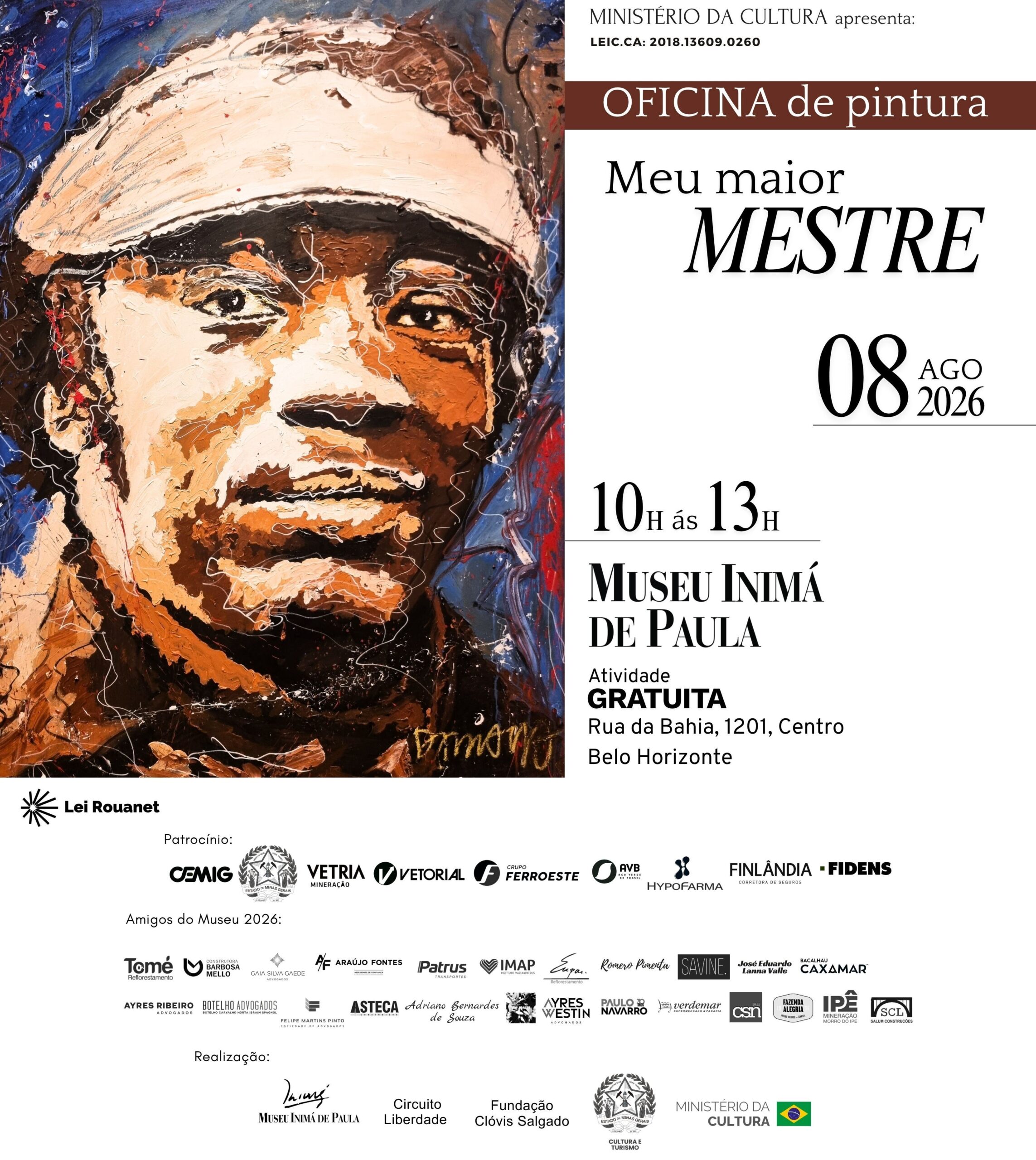 Oficina de Pintura – Meu maior Mestre 08/08/26